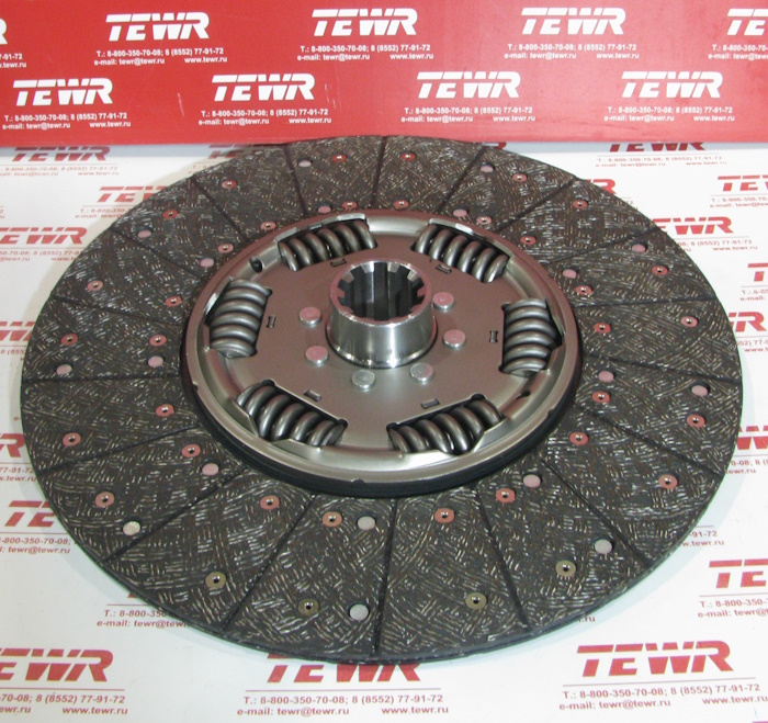 Диск сцепления ведомый на лепестковую корзину 49-18780205 (КМ4918780205) КММЗ