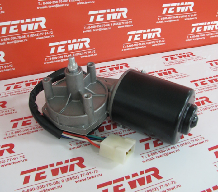 Электродвигатель стеклоочистителя в сб. с редуктором 16.3730 (КМ163730)