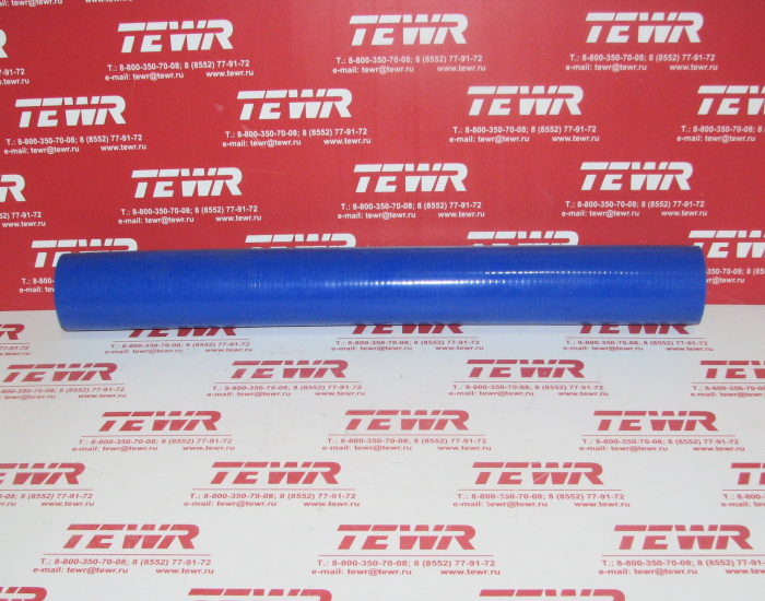 Патрубок радиатора верхний (L=420*40мм прямой длинный)силикон 5336-1303010-01