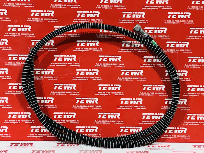 Шланг тормозной L2450 Ш14/Г24 в пружине. 6422-3506380