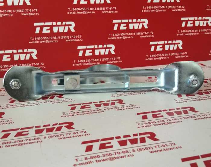 Крепеж крыла (пластина+хомут под трубу 50,8мм) КММЗ 54322-8511015-01