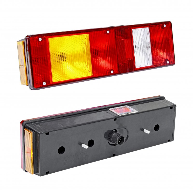 Фонарь задний ЕВРО -04 левый фишка по центру 7472-3716-04