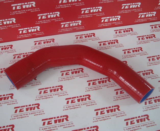 Патрубок радиатора верхний D-55/60mm L-525mm силикон 5440В9-1303010-003