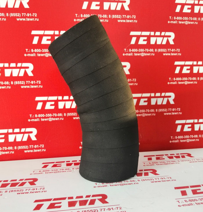 Патрубок нижний (кривой) d-60 (5336) 500-1303025