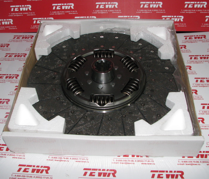 Диск сцепления ведомый 65115,65117 с дв. 6ISBe285, ан.206 STARCO 1878000206 (SPD430553)