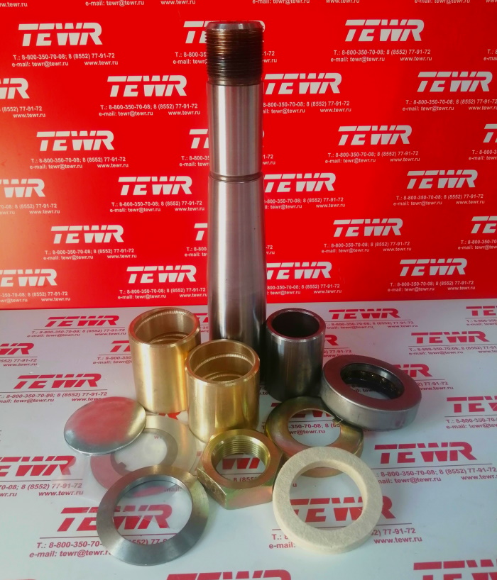 Комплект на кулак (Шкворень 500А МАЗ,КРАЗ-250,256,6510 в сборе) 500А-3001019СБ КММЗ