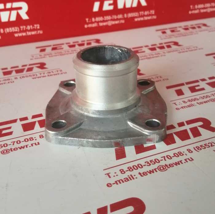 Патрубок коробки термостата (Алюминий) 236-1306053 КММЗ