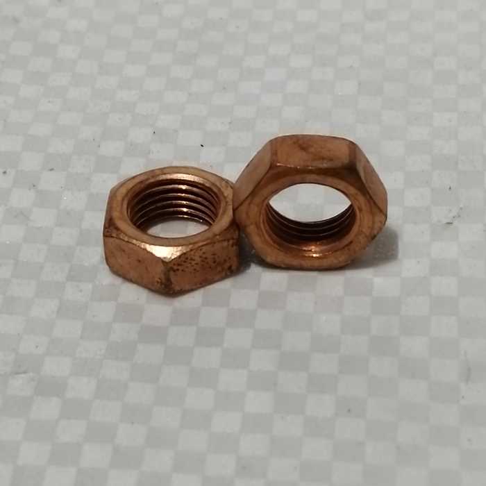Гайка М10*1*8 S=14 коромысла обмедненная 870505